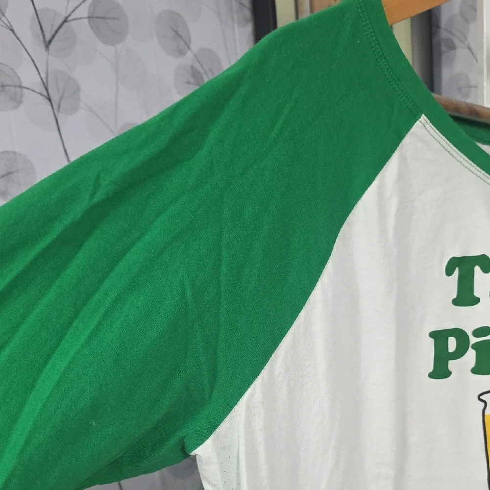 St. Patrick's Day Raglan Tee - Size 1X - Picture 6 of 9